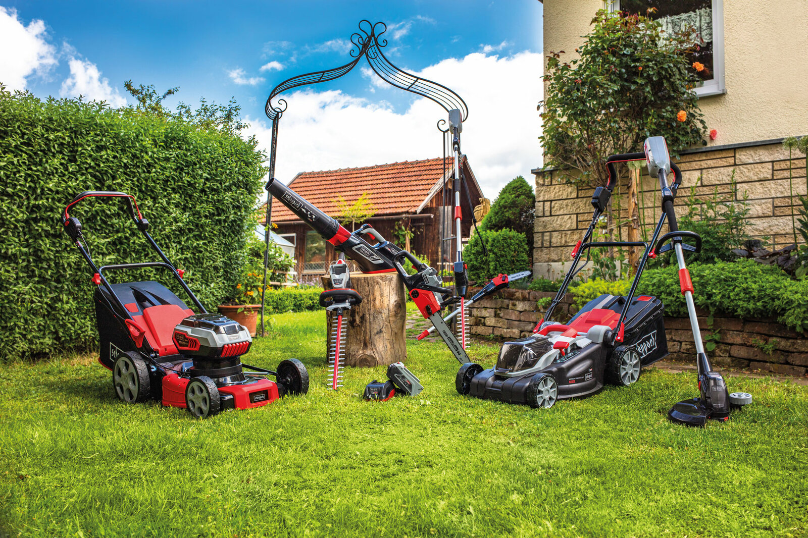 Appareils sur batterie pour le jardin | Outils de jardin scheppach ...