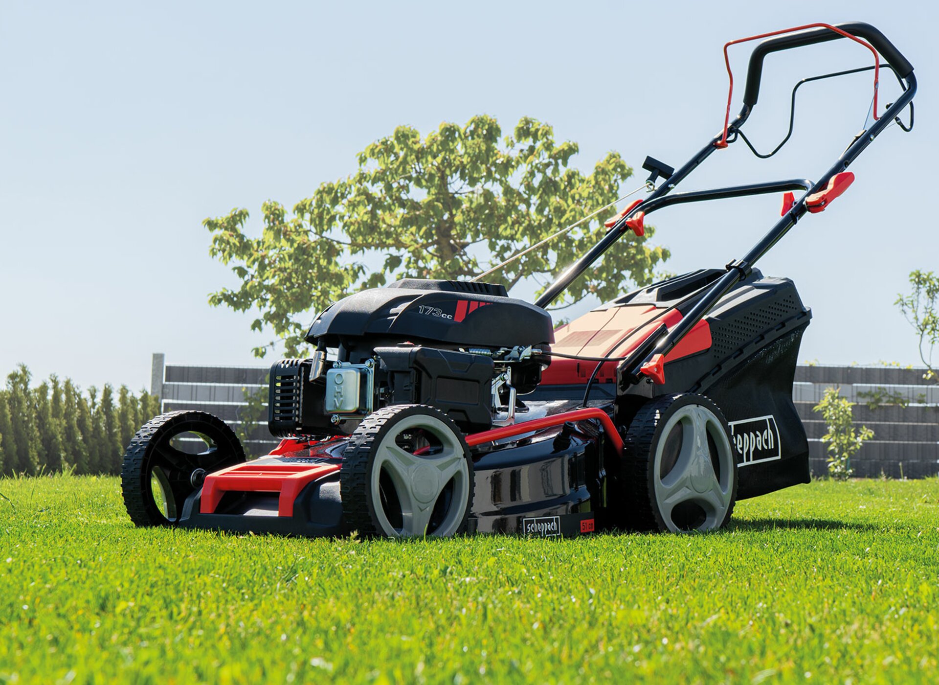 Large store lawn mower