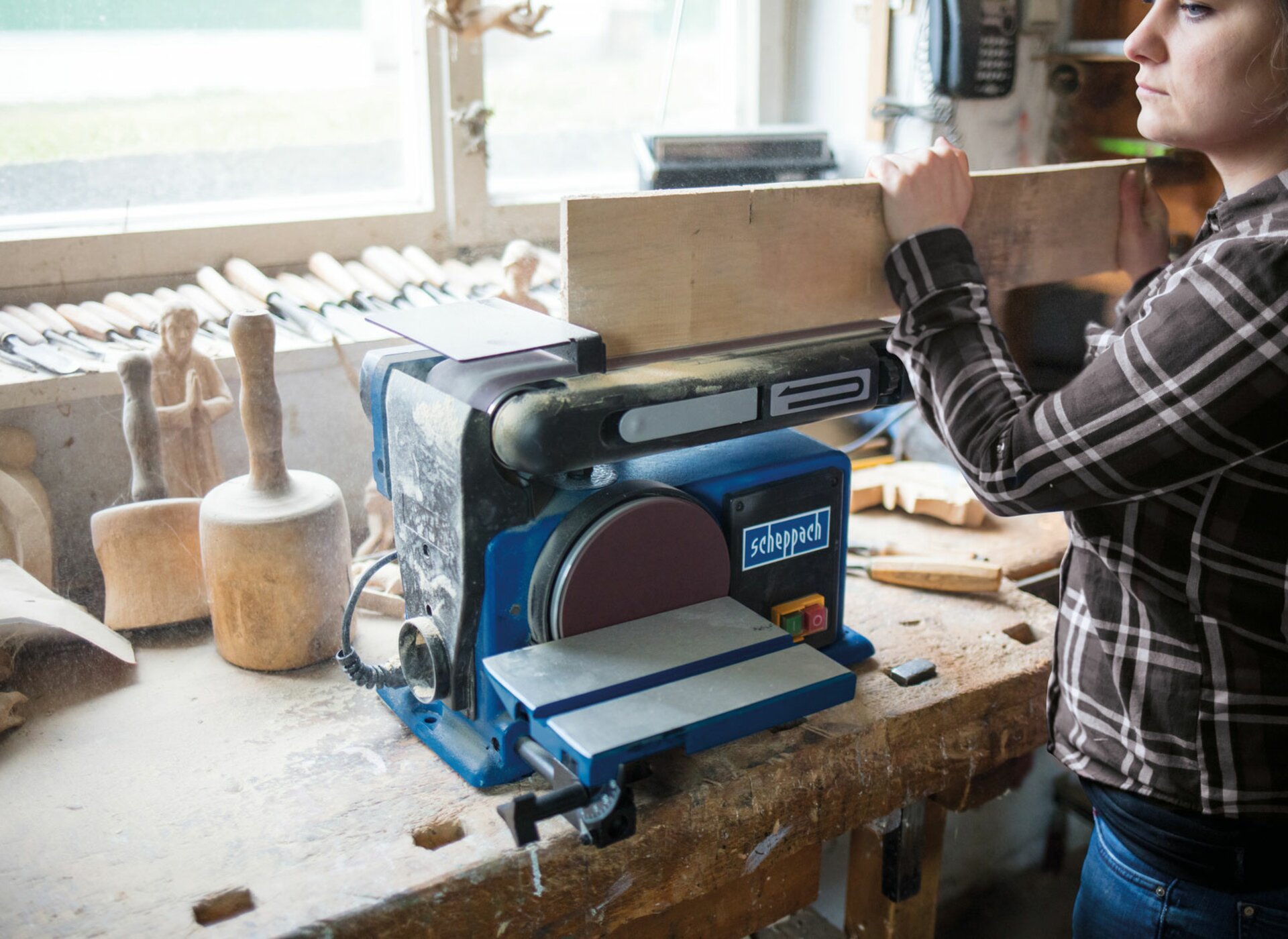 Scheppach belt hotsell and disc sander